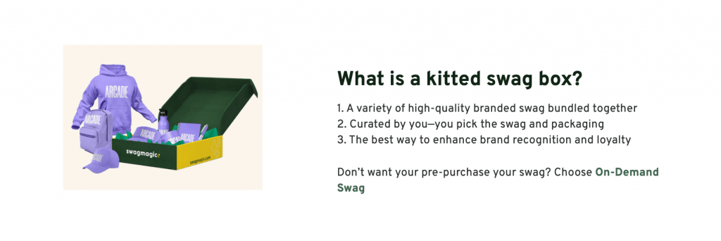 Send Curated Company Swag Box for Remote Employees