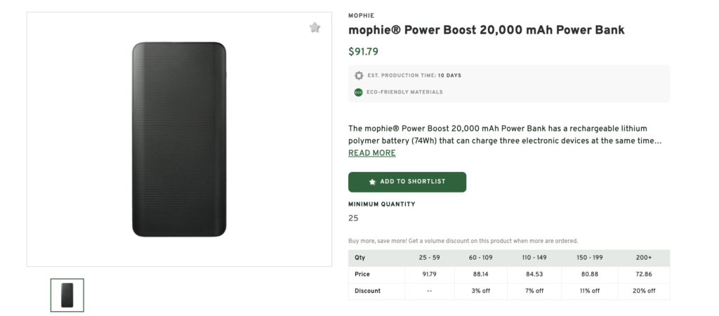 Mophie Power Boost 20,000 mAh Power Bank