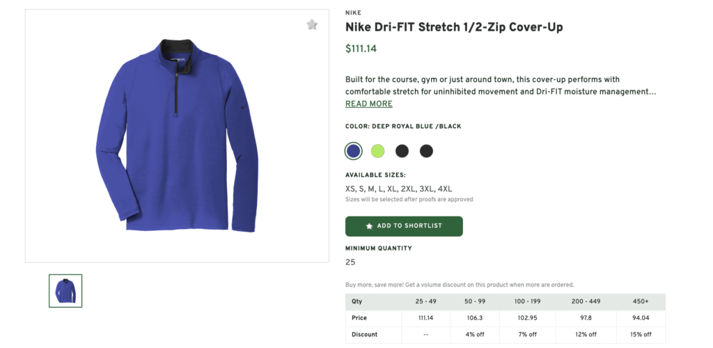 Nike Dri-FIT Stretch 1/2 Zip Cover-Up