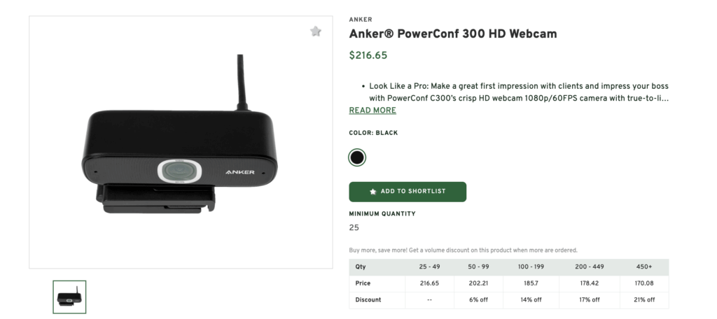 Anker PowerConf 300 HD Webcam