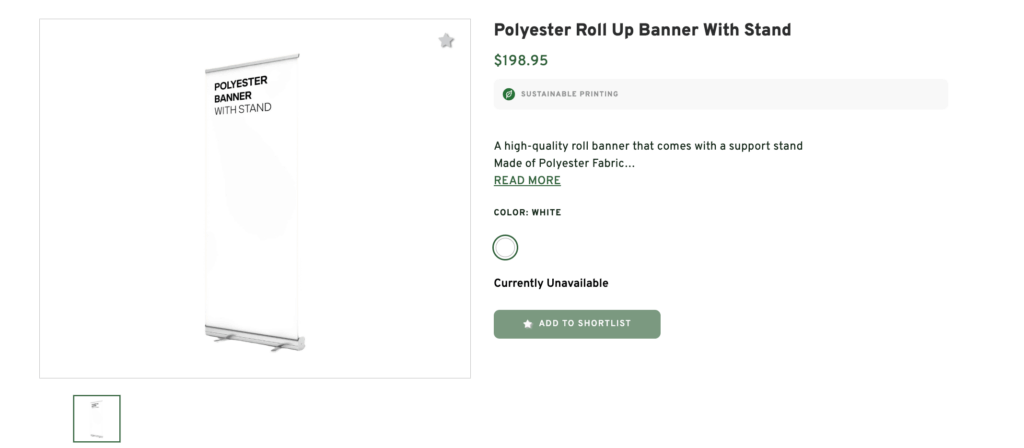 Polyester Roll-Up Banner with Stand