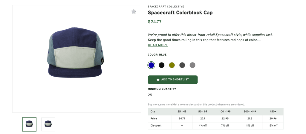 Promotional Sports Cap