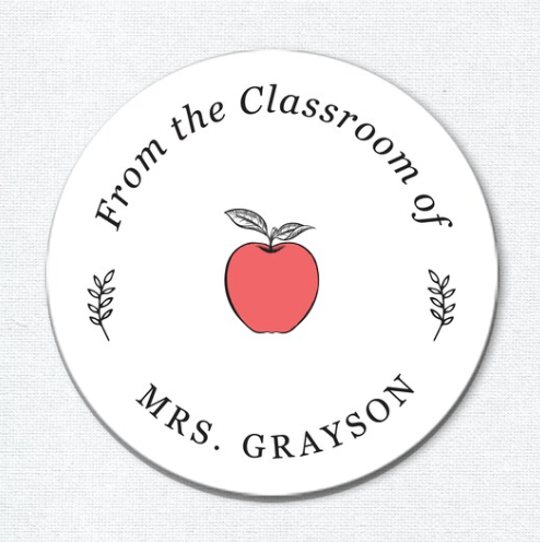 custom sticker for teachers