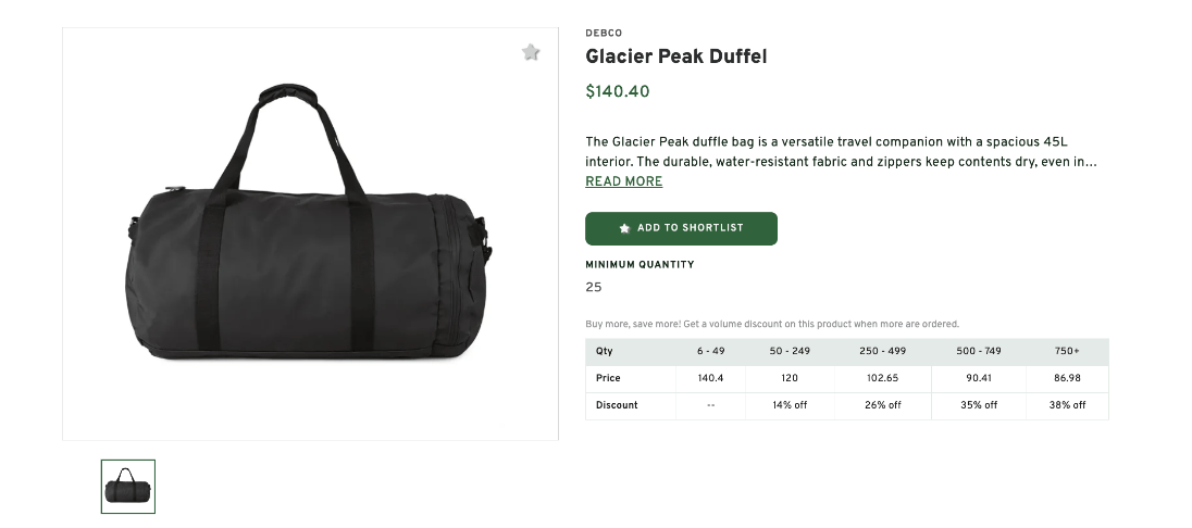 Glacier Peak Duffel