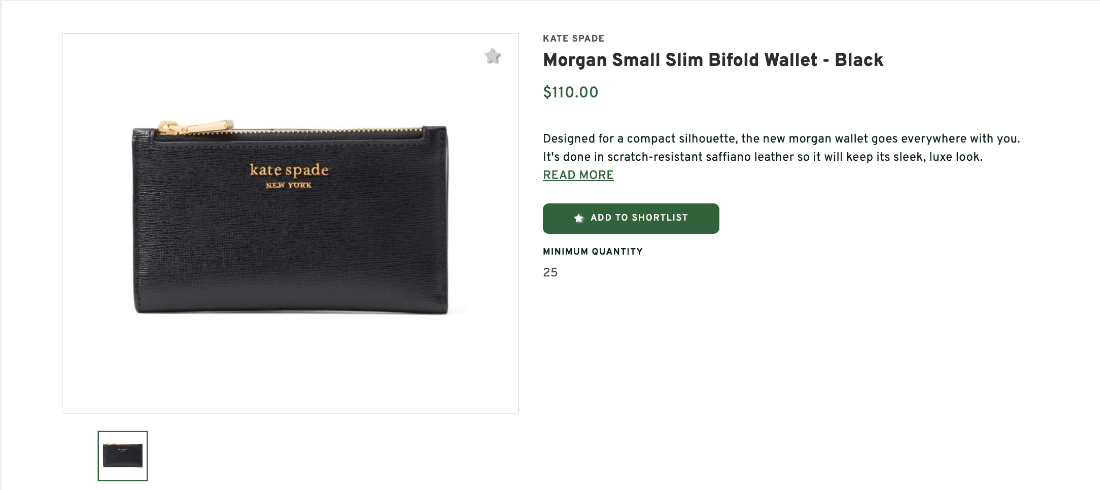 Morgan Small Slim Bifold Wallet