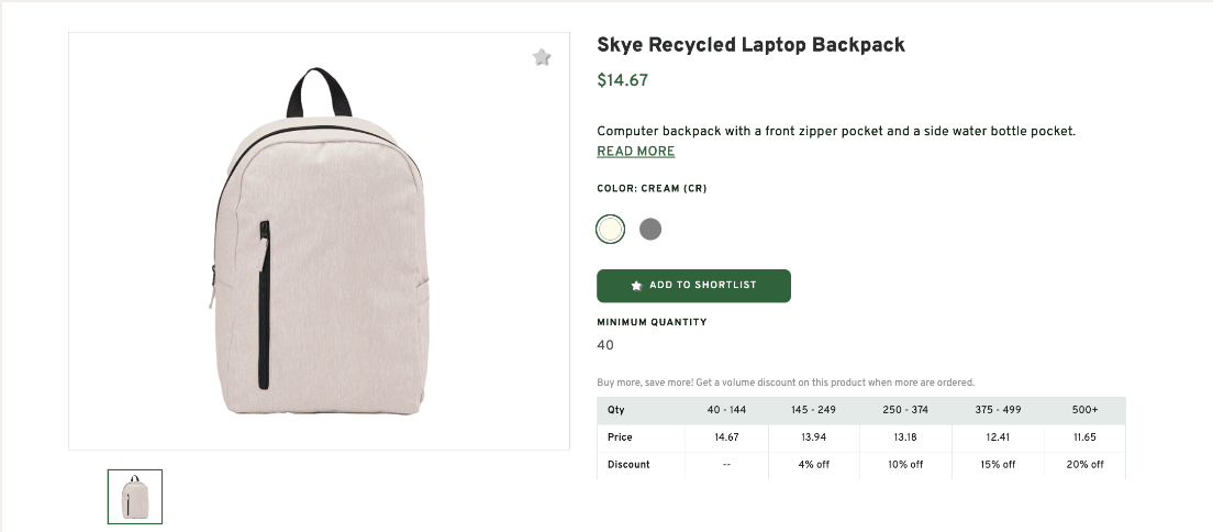 Skye Recycled Laptop Backpack