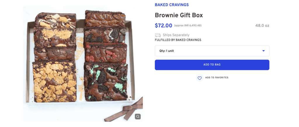 Brownie Party Basket