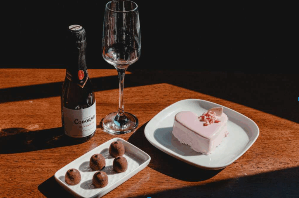 Chocolate and Wine Gift Basket