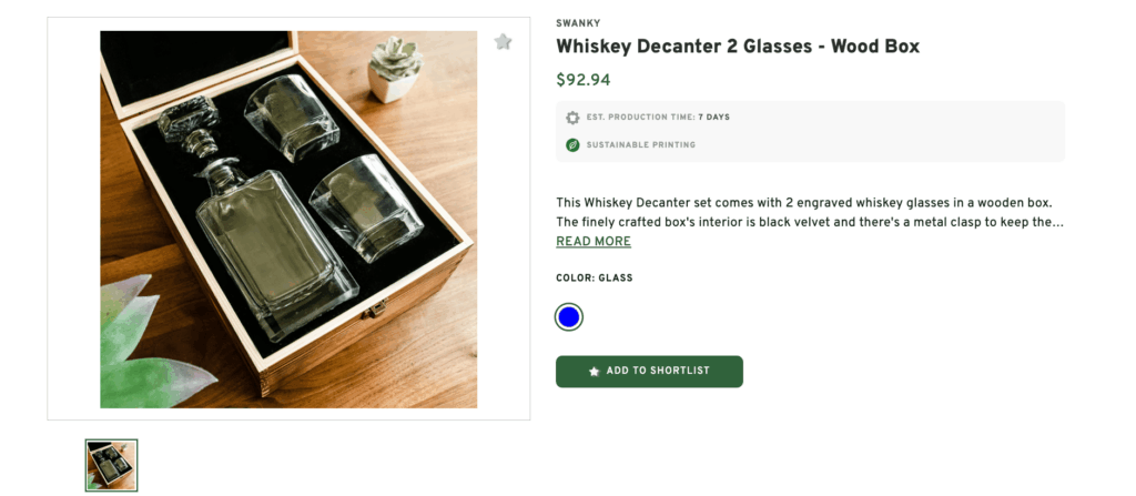 Whiskey Decanter Gift Set