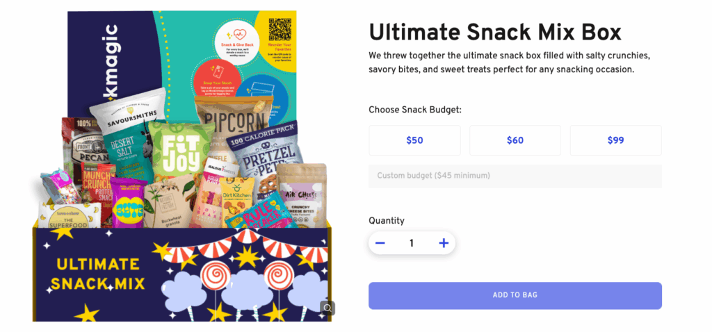 Personalized Snack Basket