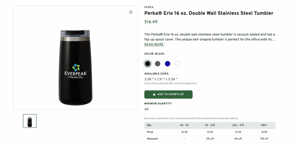 Customized Stainless Steel Tumbler