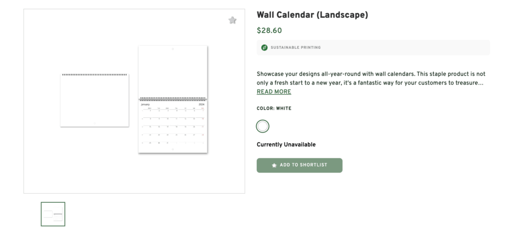 Personalized Desk Calendar