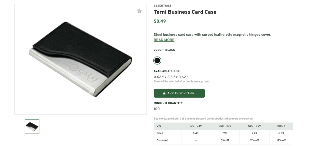 Business Card Holder