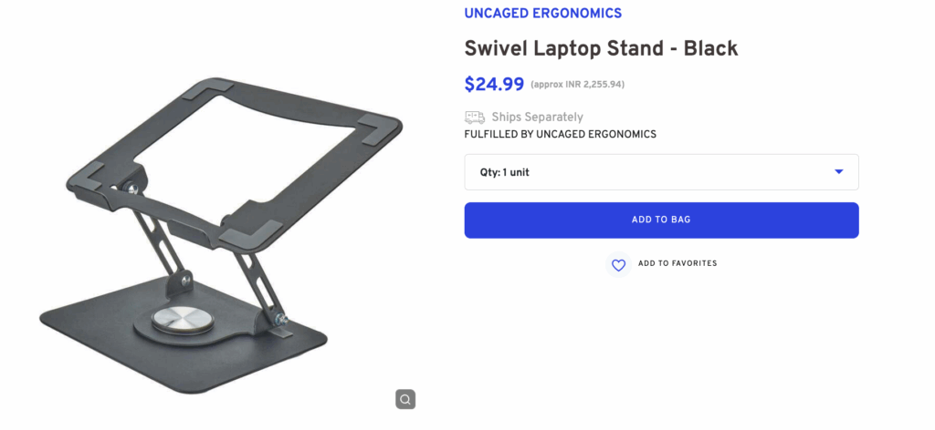 Swivel Laptop Stand