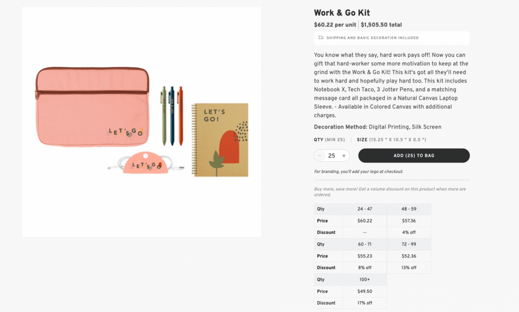 Employee Gift Box to Celebrate Sales Success