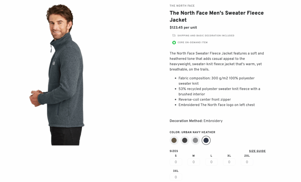 The North Face Sweater Fleece Jacket