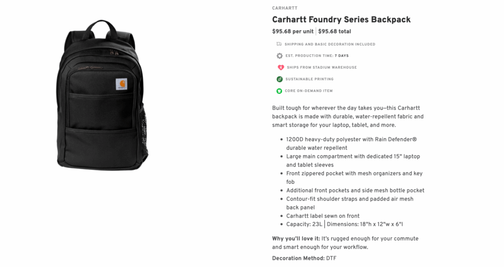 Carhartt Foundry Series
