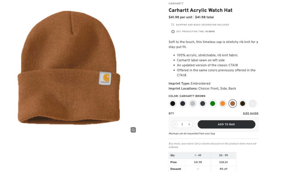 Carhartt Acrylic Watch Hat