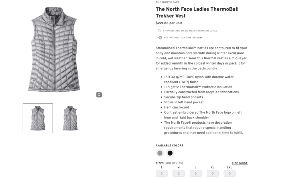 The North Face Ladies Thermoball Trekker Vest