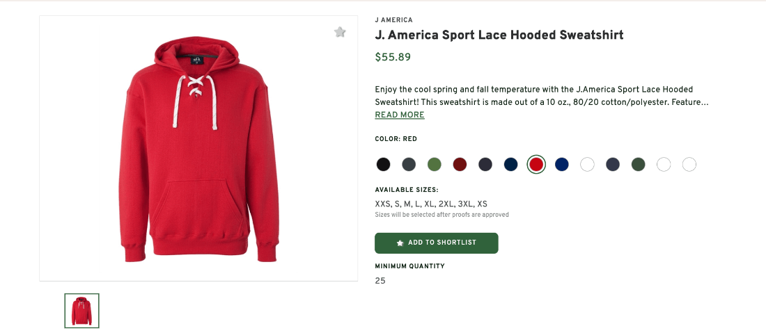 Sport Lace Hooded Sweatshirt