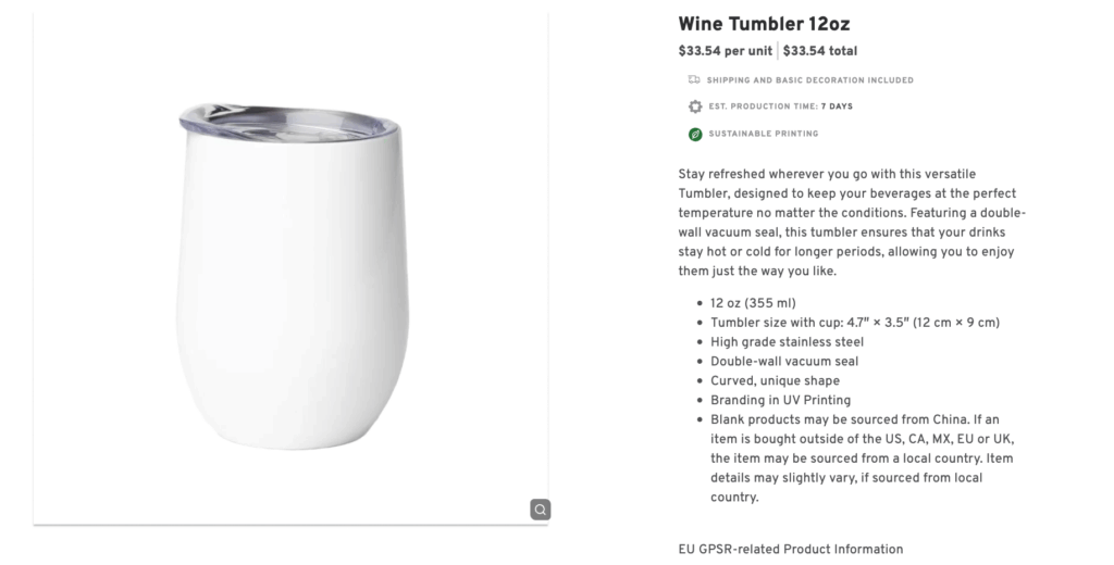 Wine Tumbler