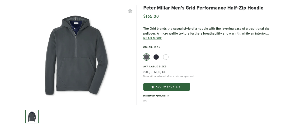 Peter Millar Men's Grid Performance Half-Zip Hoodie