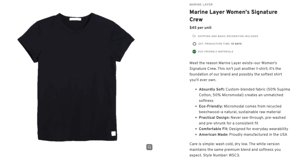 Marine Layer Women's Signature Crew