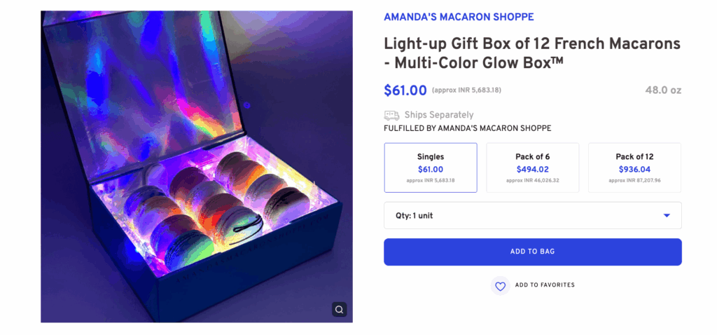 Cookies Macaron Gift Box