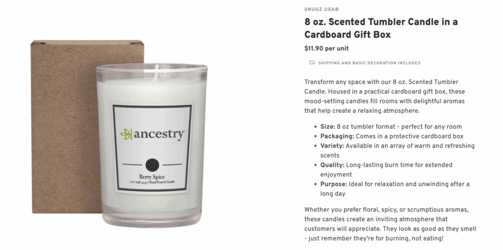 Scented Tumbler Candles