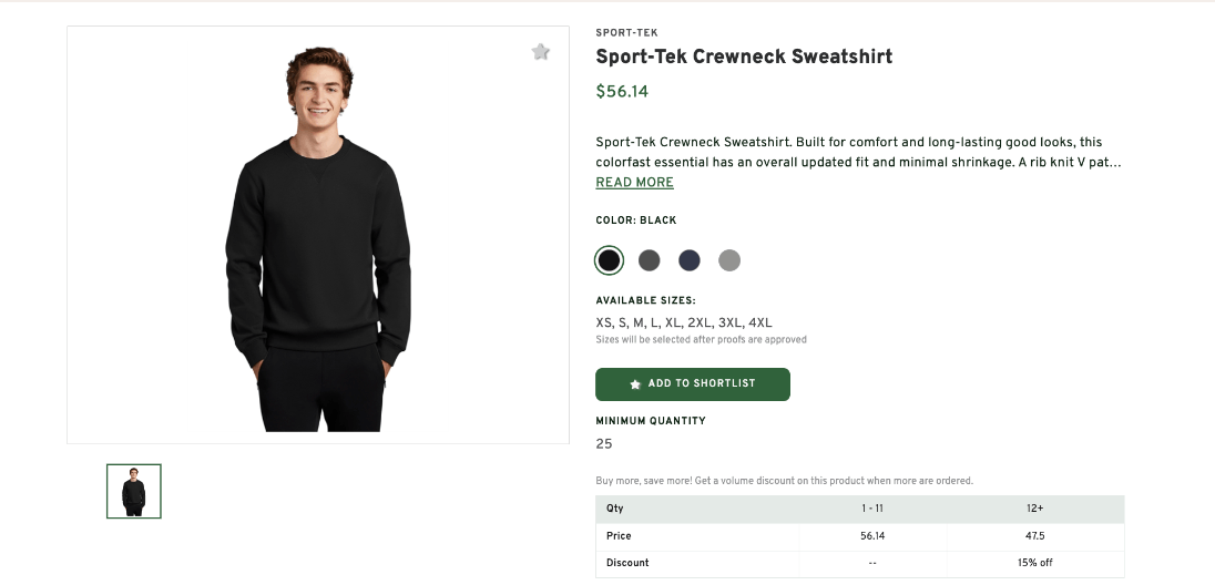 Sport-Tek Crewneck Sweatshirt
