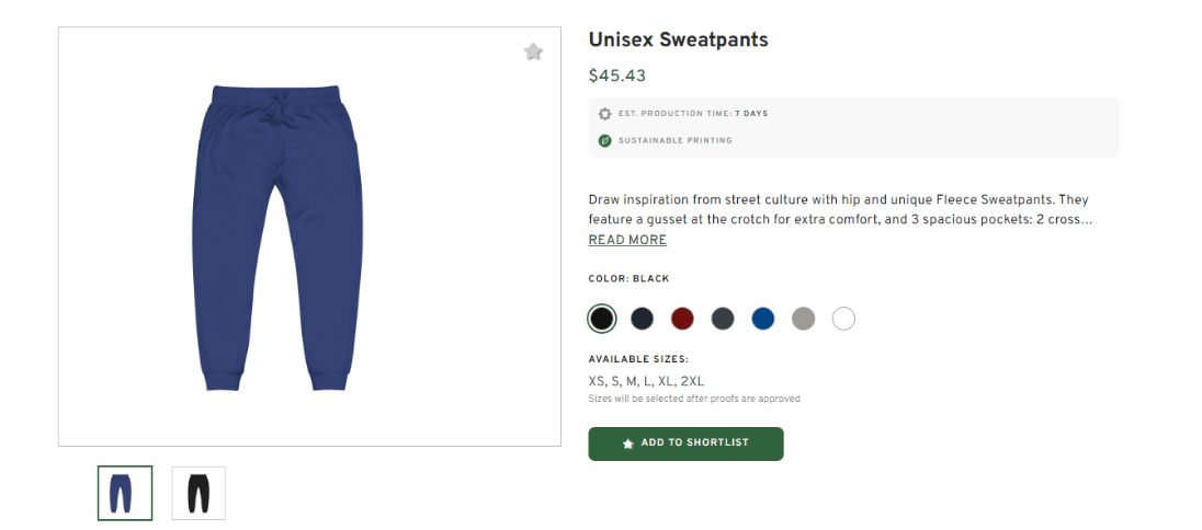 Unisex Sweatpants