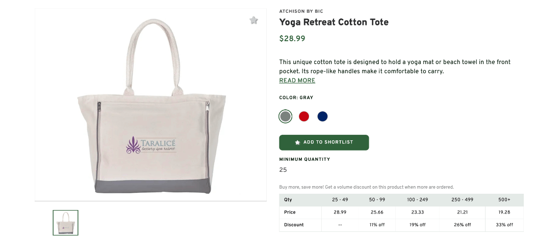 Yoga Retreat Cotton Tote