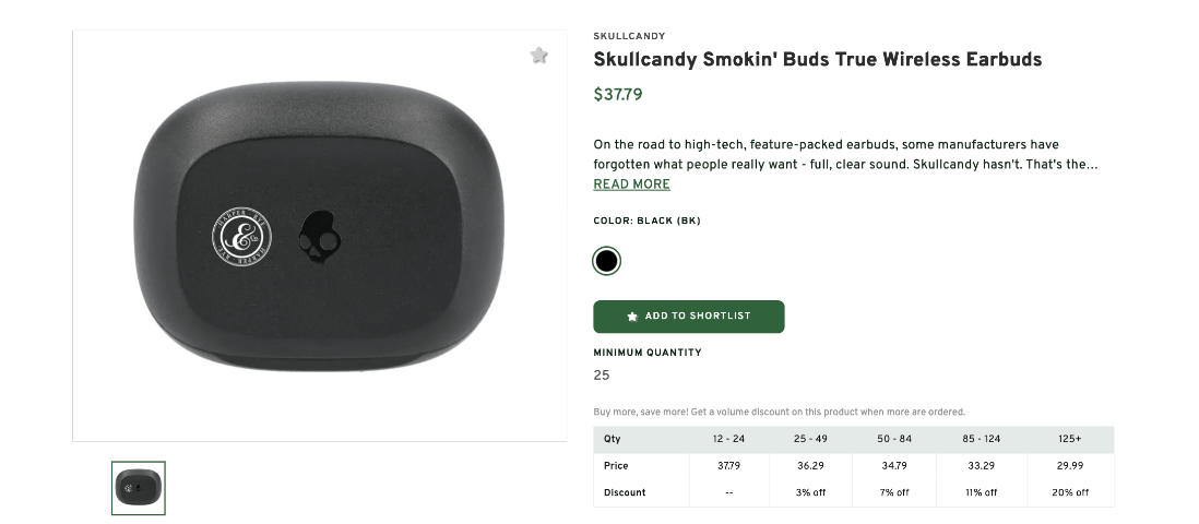 Skullcandy Smokin' Buds True Wireless Earbuds