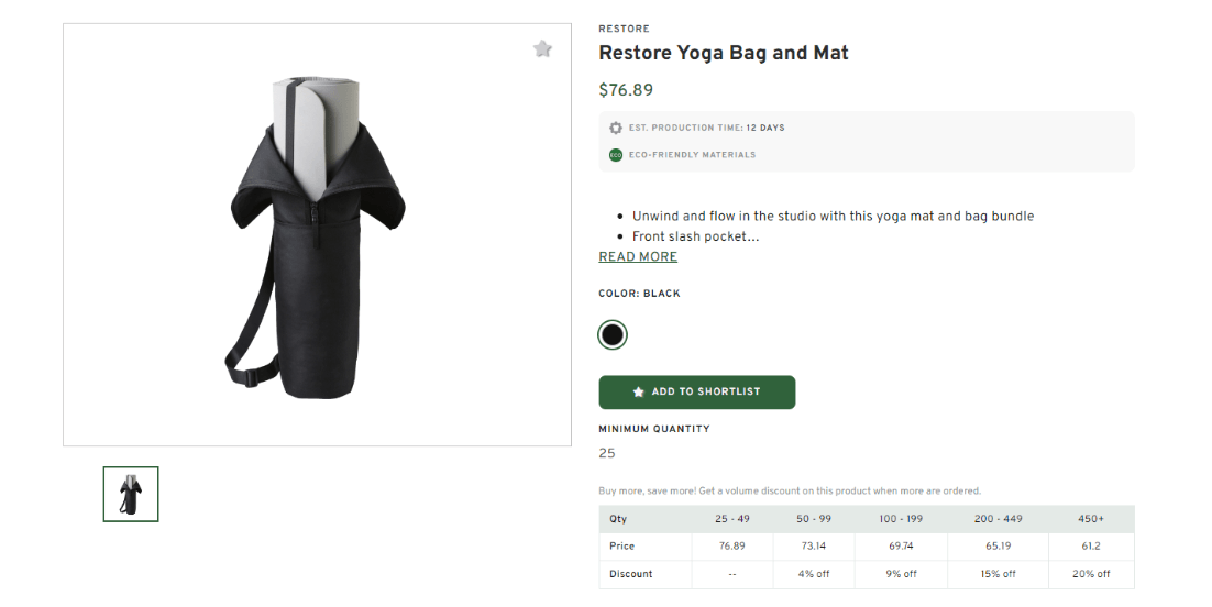 Yoga Bag and Mat