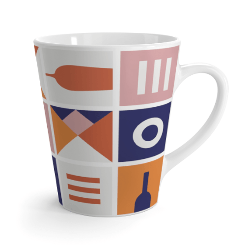 Tap and Cork branded mug