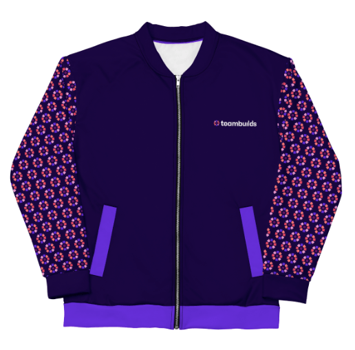 Palm Angels Storm Monogram Zipped Track Jacket in Purple for Men