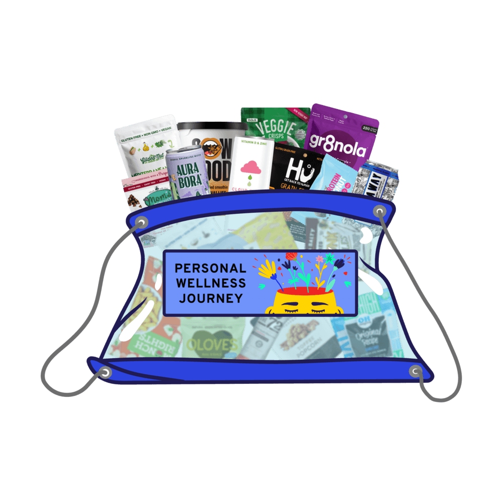 A Personal Wellness Journey goodie bag is a fun office activity idea. 