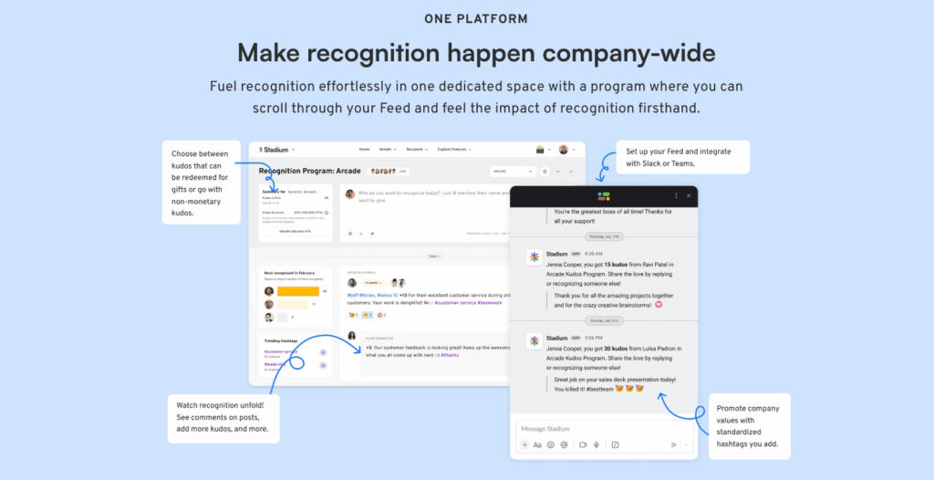 Stadium Recognition Platform