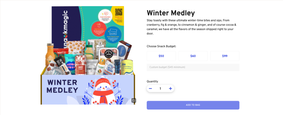 Winter Medley Snack Kit