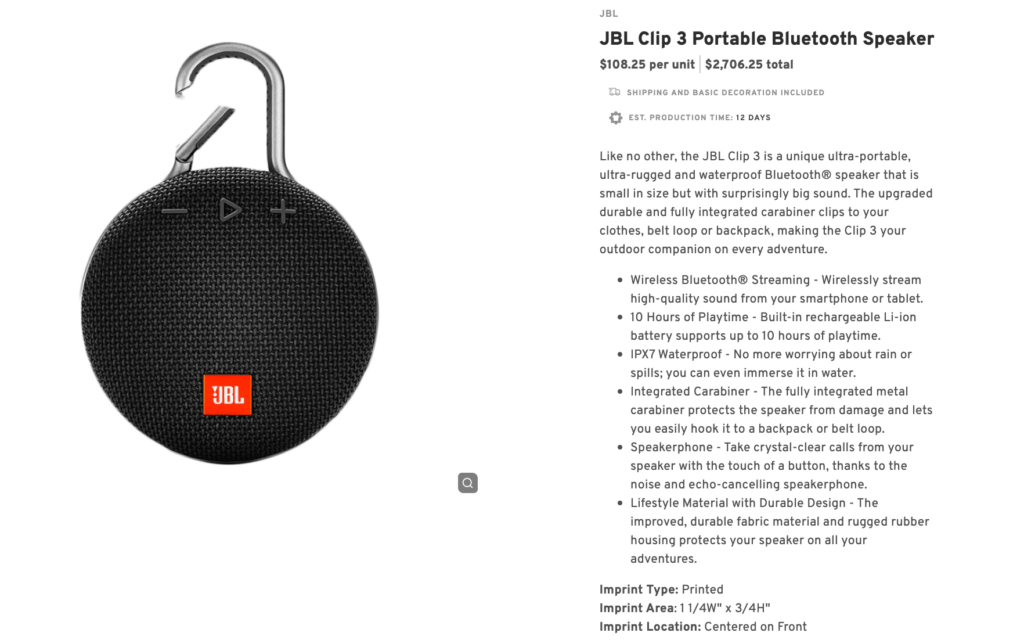 JBL Portable Bluetooth Speaker