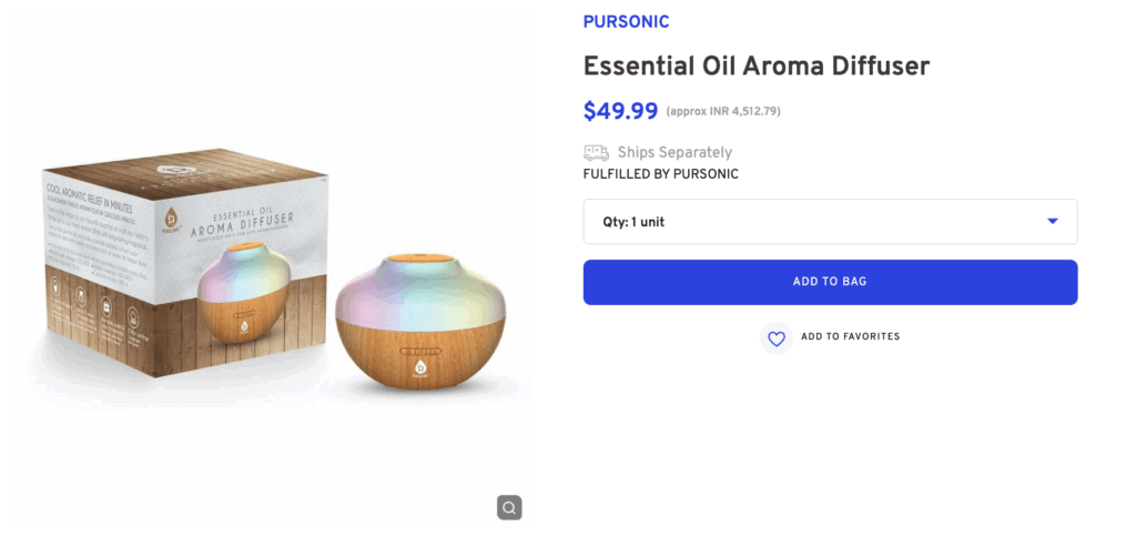 Relaxation Essential Oil Diffuser