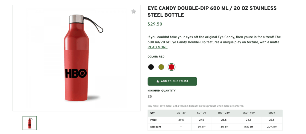 Branded Stainless Steel Water Bottles