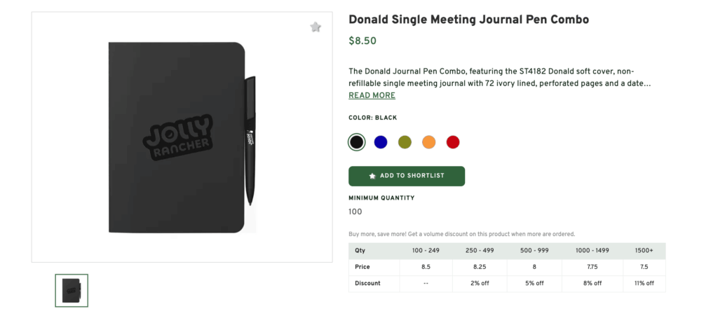 Eco-Friendly Notebooks and Pens