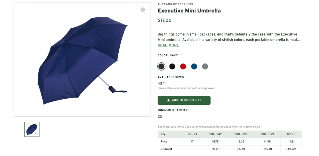 Branded Umbrellas