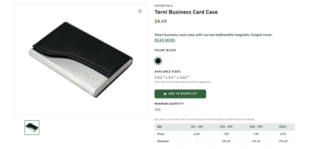 Personalized Business Card Holder