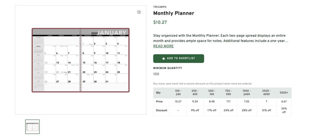 Custom-Made Calendar