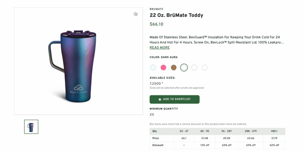 Custom-Branded Drinkware Tumbler