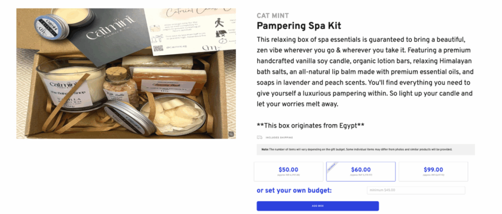 Spa Gift Basket