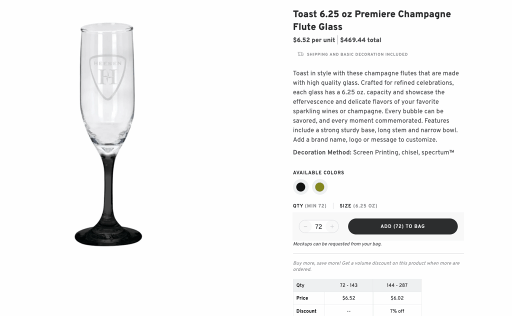 Champagne Flute Glass