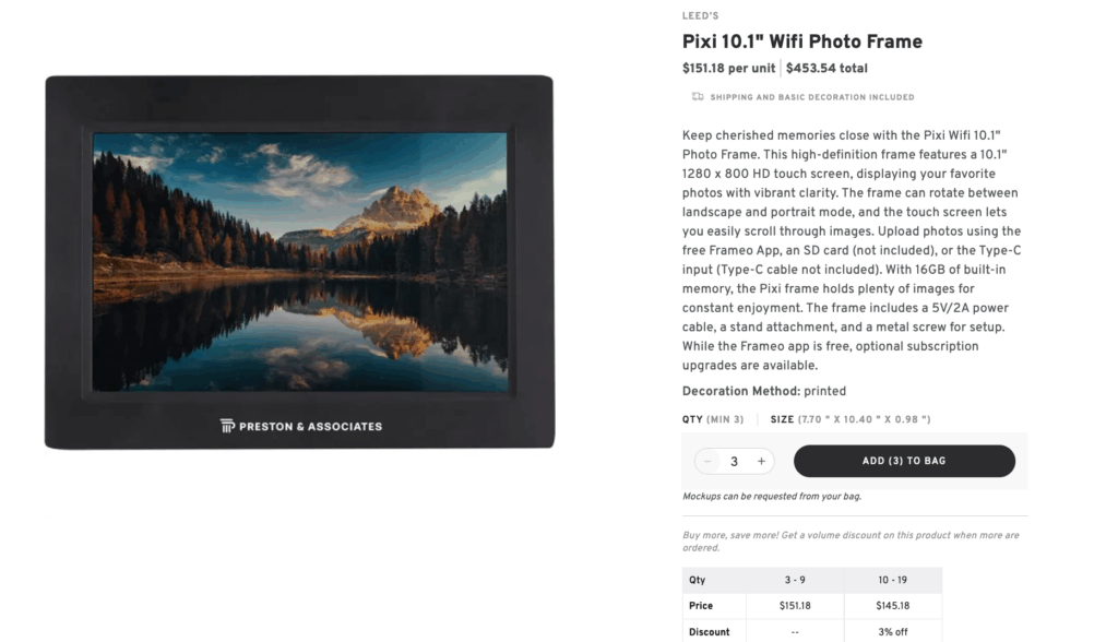 Personalized Wifi Photo Frame